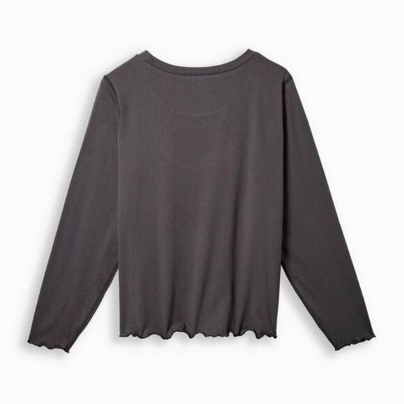 Torrid Plus Size 1X 14-16 Nickelodeon Rugrats Angelica Lettuce Hem Crop Top - Picture 2 of 4